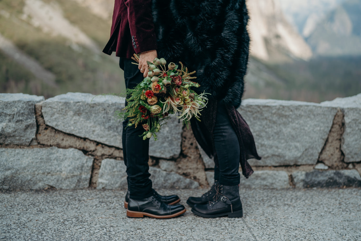 flowers blouquet in Yosemite