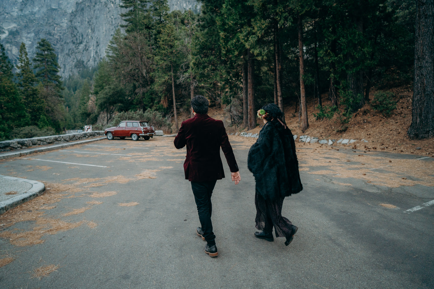 couple yosemite valley