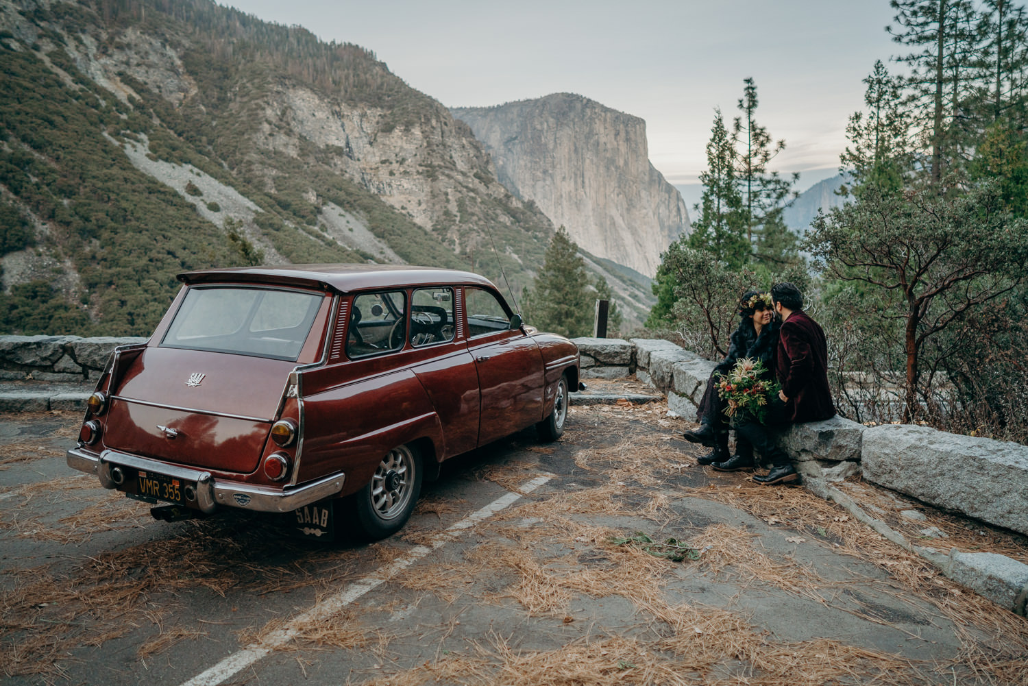 yosemite couple vintage session