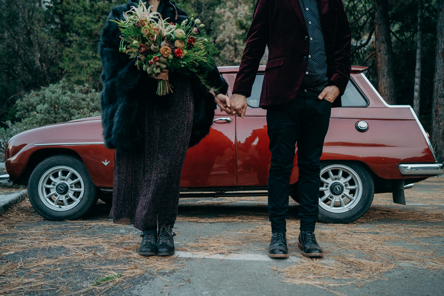 yosemite couple vintage session