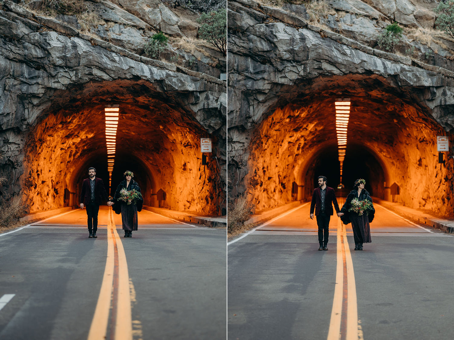 yosemite couple tunnel view