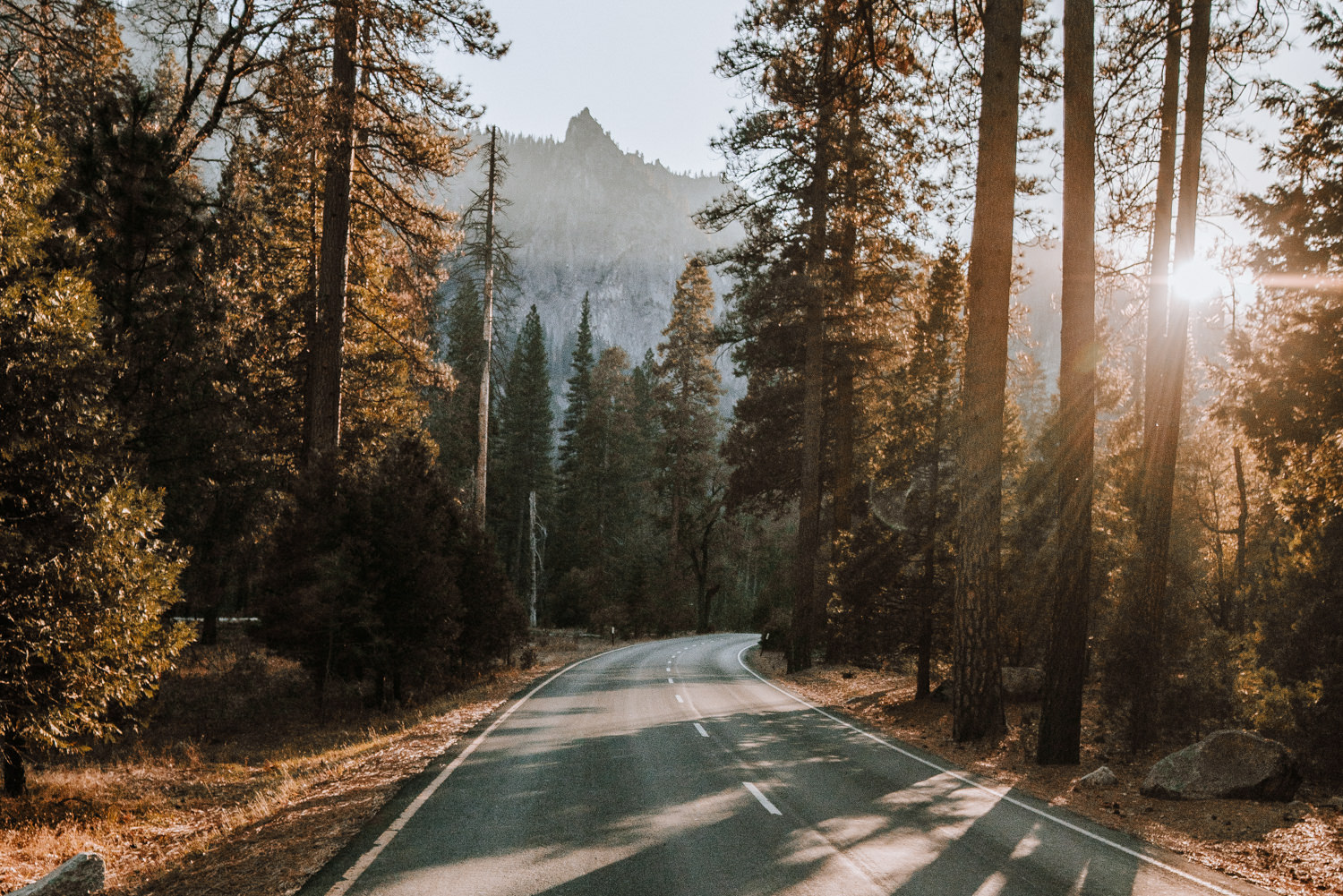 sunset yosemite valley