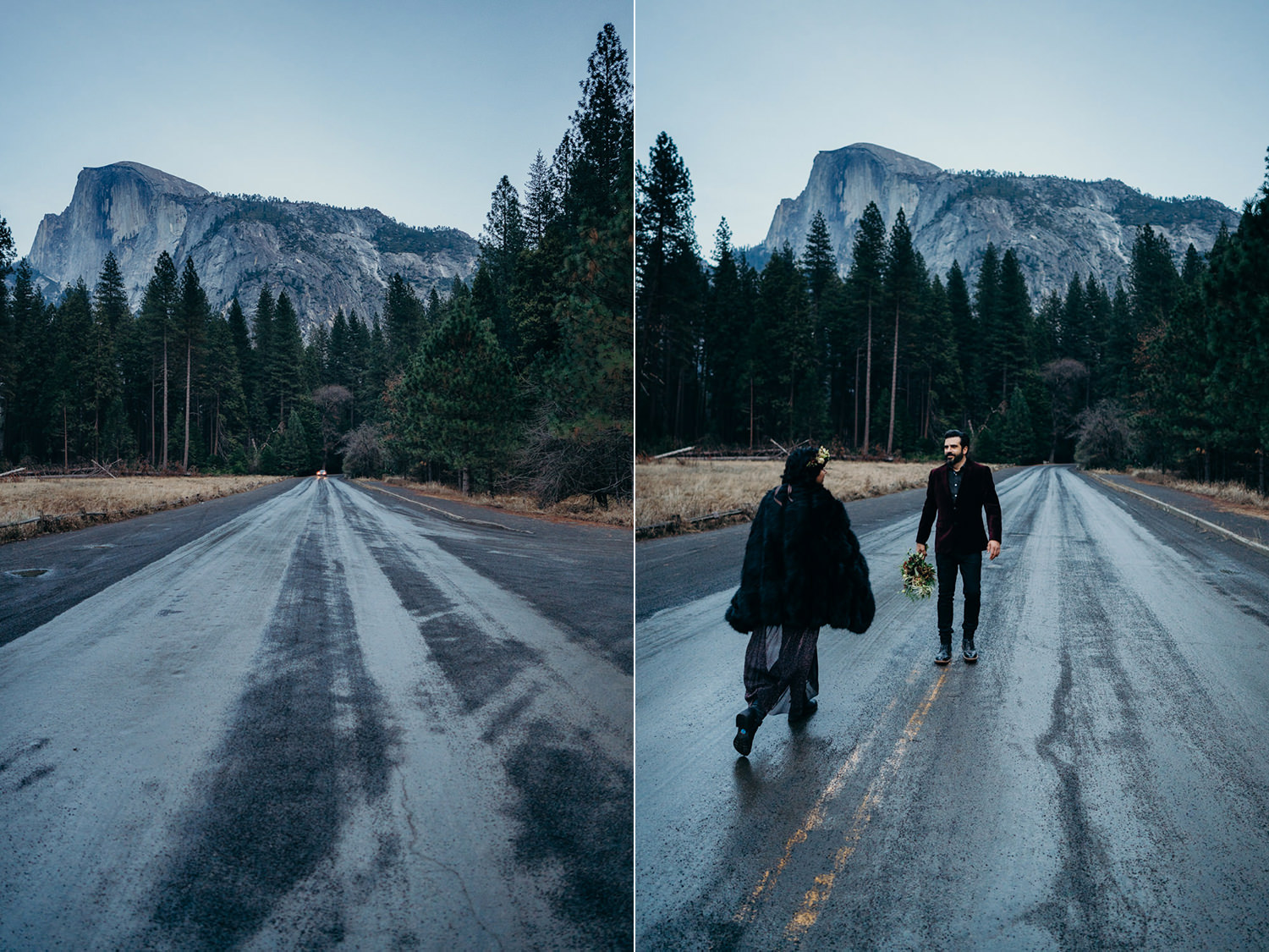 elopement rock style yosemite valley