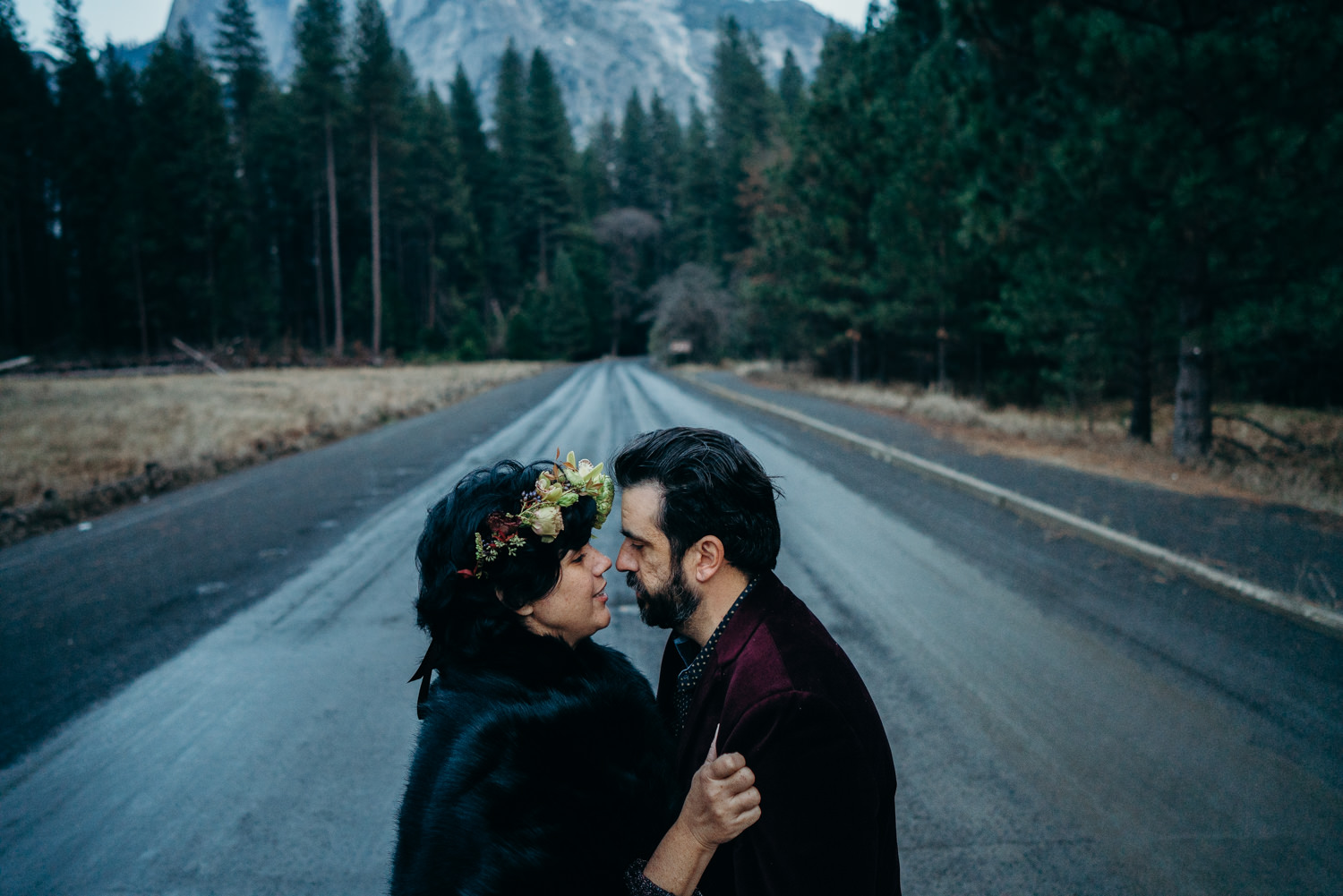 elopement rock style yosemite valley