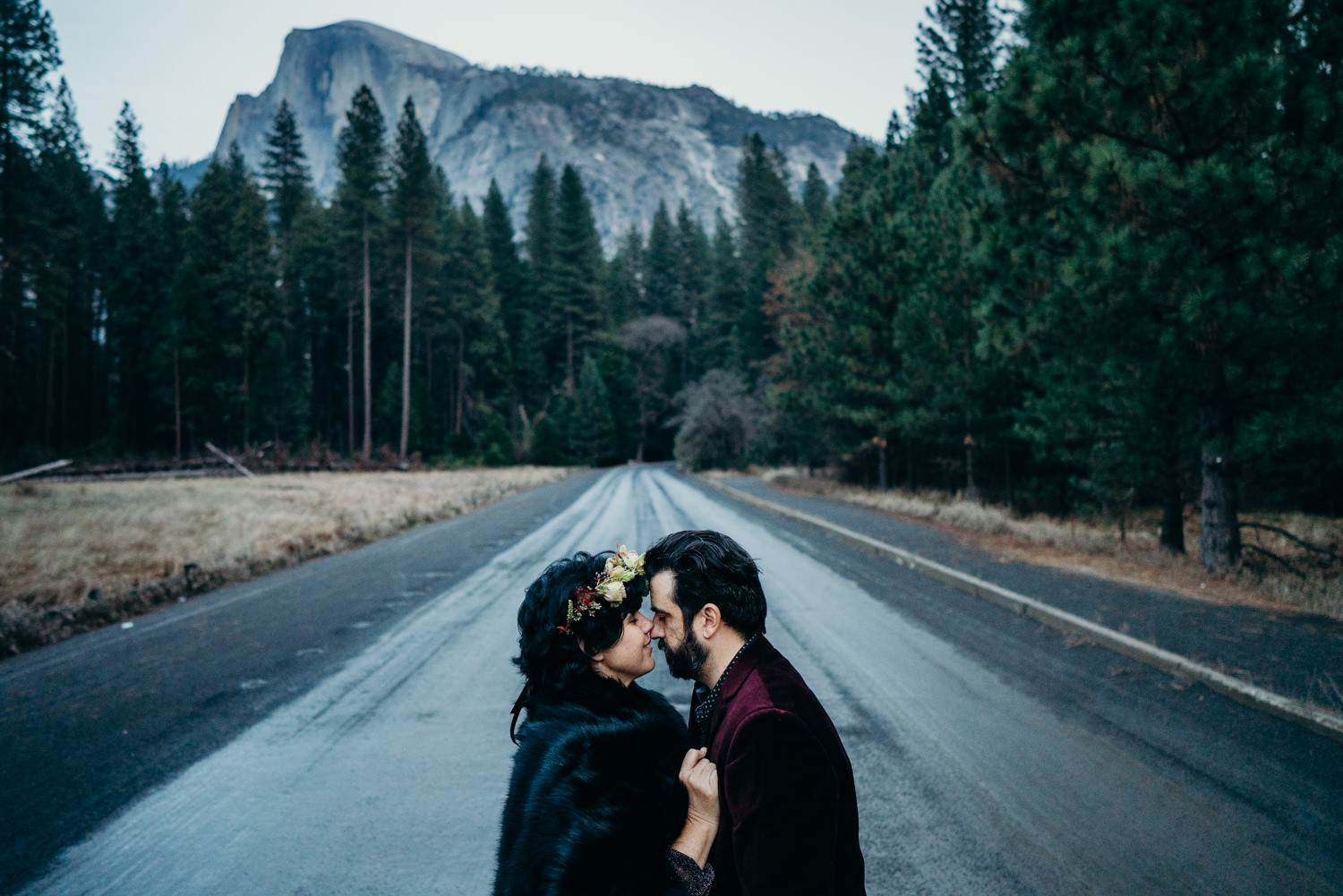 elopement rock style yosemite valley