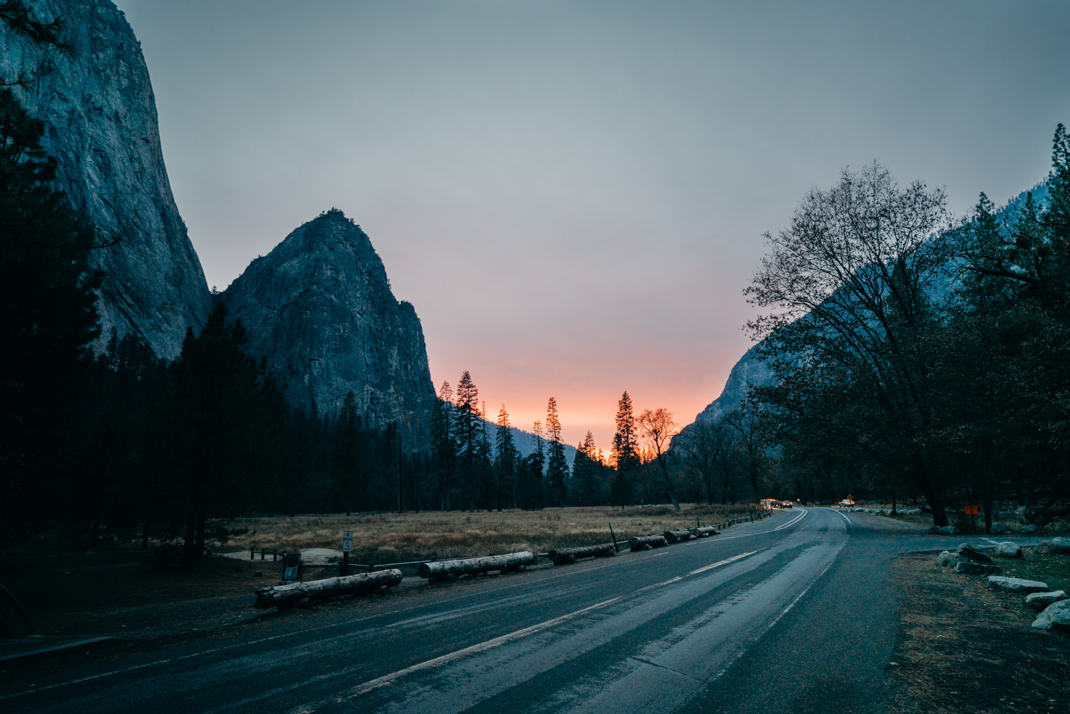 elopement sunset yosemite valley