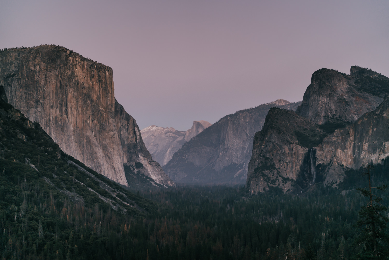 elopement sunset yosemite valley